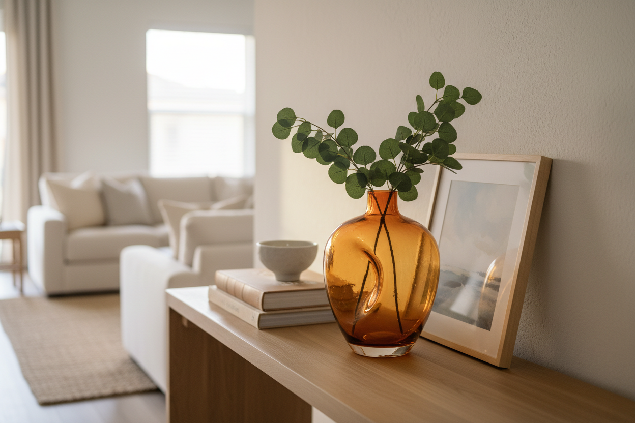The Statement Piece: Hand-Blown Glass Vase or Cake Stand