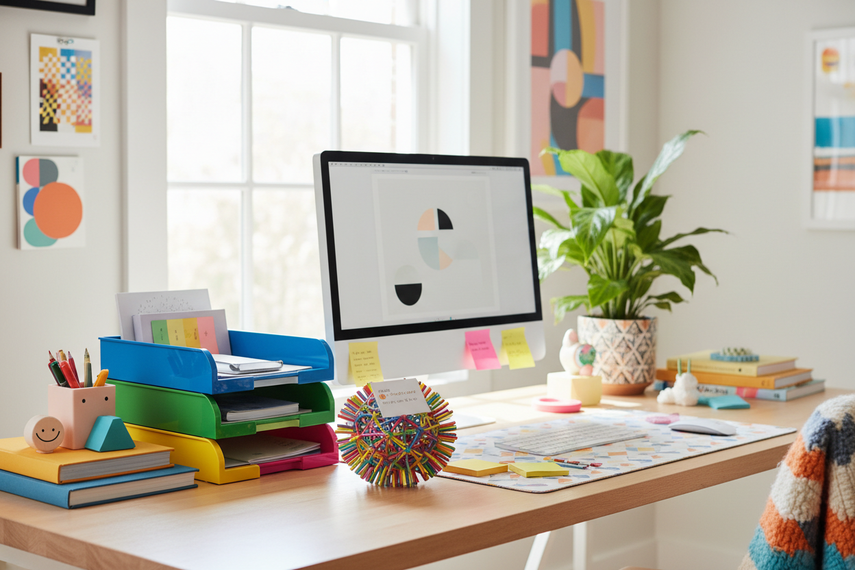 The Budget Pick: Poppin Sticky Memo Ball & Basics Trays